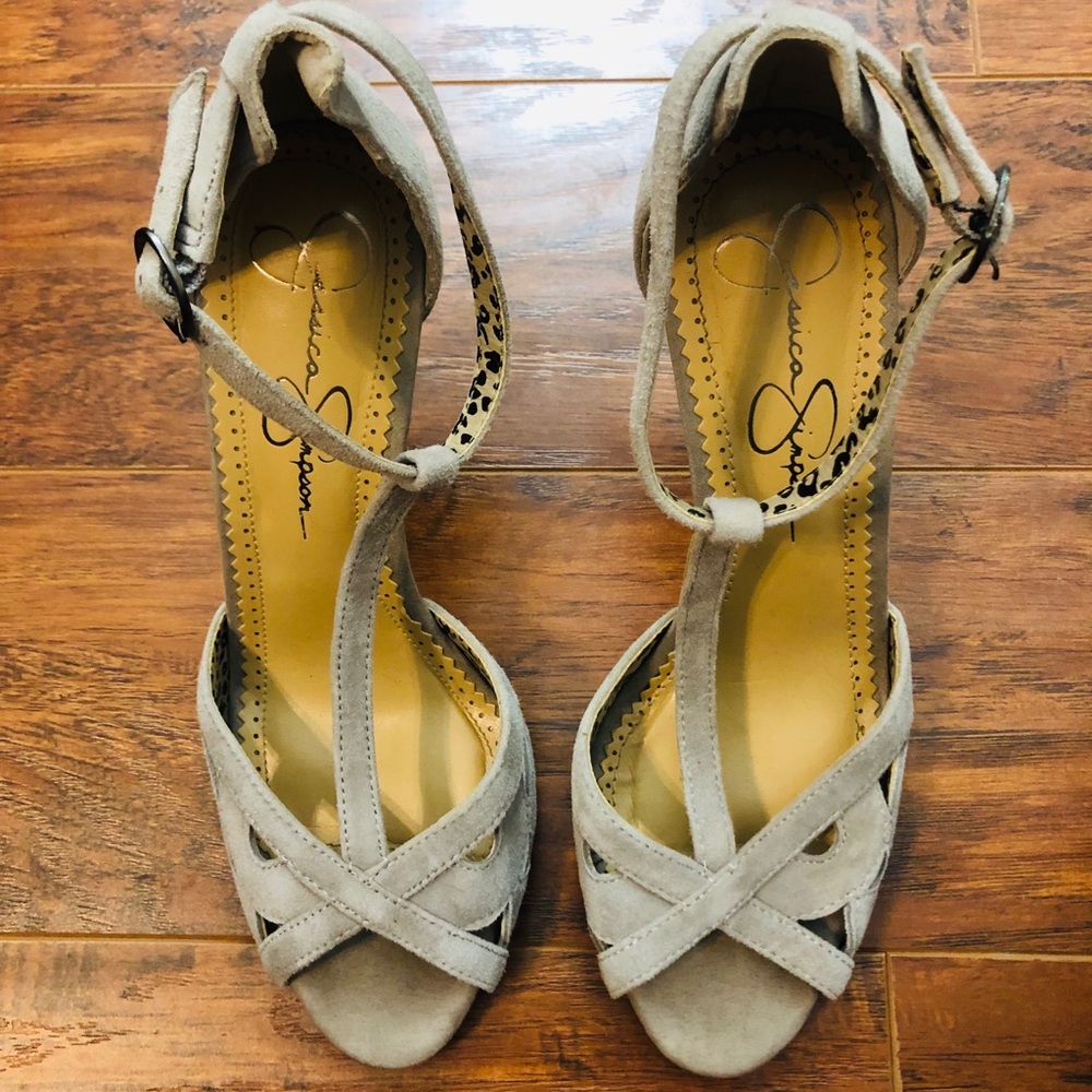 Jessica Simpson Peep Toe Stilettos